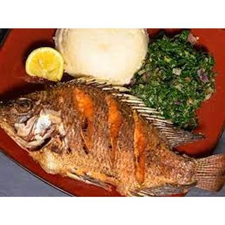 Tilapia + Ugali + Greens+350ml cock