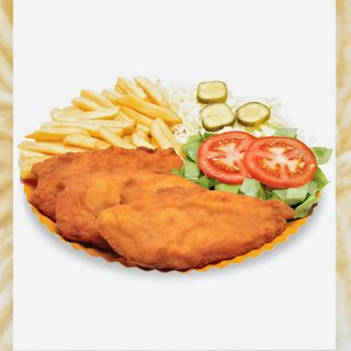 Șnițel din piept de pui