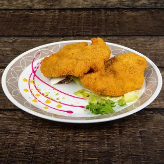 Snițel pané din mușchi de porc