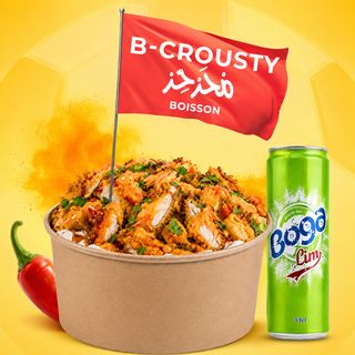 B-Crousty مُحَرْحَر + Boisson