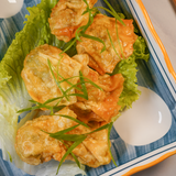 Wonton Frito Relleno De Pollo Y Gambas (6 Pzs.)