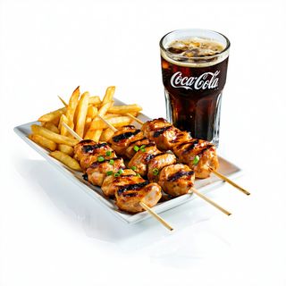 Menú pincho de pollo