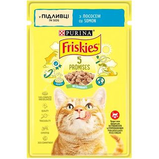Friskies з лососем у підливці, 85г