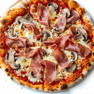9. Prosciutto funghi