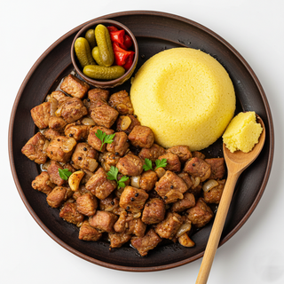 Pomana porcului cu mamaliguta