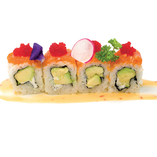127. Uramaki Spicy Salmone Fry