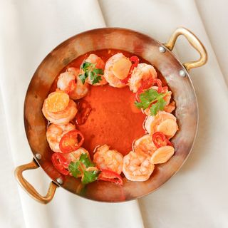 Prawns with Garlic butter and Chilli 