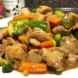 Pollo con verduras