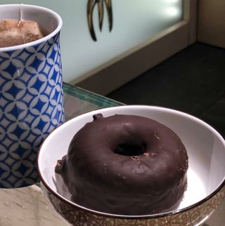 "Donut" De Chocolate Sin Azúcar Y Sin Gluten 70G