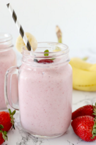 Smoothie red banana