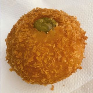 Coxinha de  costela com cream cheese