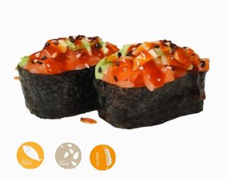 Gunkan Salmón (2 Uds.)