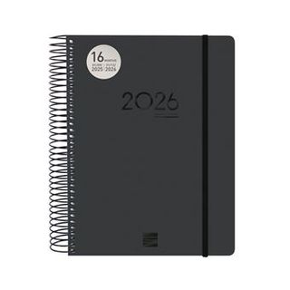 Agenda 2025 26 Ikon D/P E10 Negro - 8422952397540