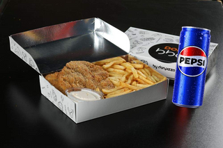 Don BBQ bečka šnicla i Pepsi 330ml