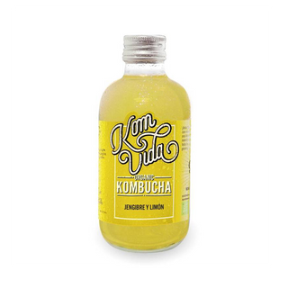 Kombucha de jengibre y limón