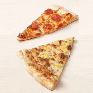 2 парчета: Пица Поло (180г) + Пица Пеперони (180г) с Coca-Cola напитка