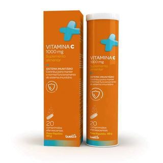 Suplemento Vitamina C Well's emb.20 comprimidos eferv.