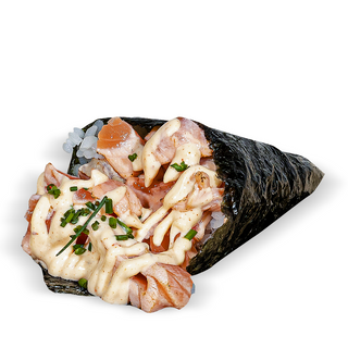 Temaki de Salmão Braseado
