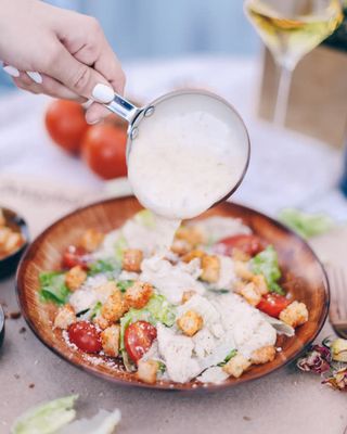 Салат "Цезарь" с курицей