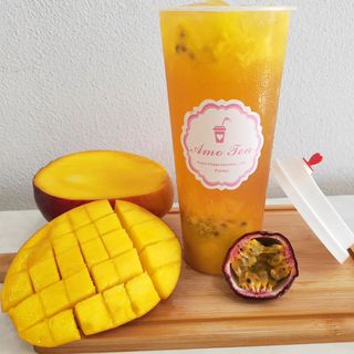 Bubble tea al mango