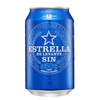 Estrella de Levante 0,0 Cerveza Lata 33 cl