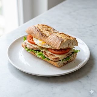 Bocadillo De Lomo Completo