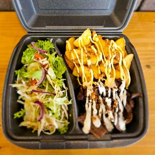 Картопляні дольки з м'ясом яловичим 350/70