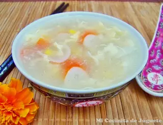 14. Sopa De Maíz Con Boca De Mar