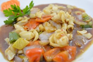 47- Sepia Con Salsa Picante