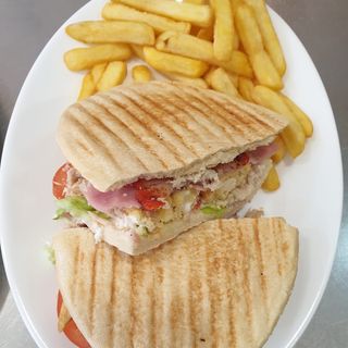 Menú camperos de pollo asado+patatas+refresco