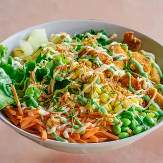 Chicken katsu poke