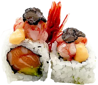 148 Gambas rojas trufas roll