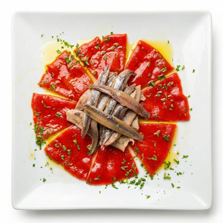 Anchoas En Aceite Con Pimientos