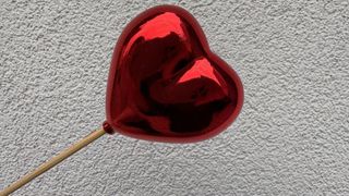 Czerwone Serce na Piku - 1 szt.