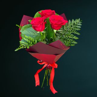 Buchet 3 Trandafiri Rosii