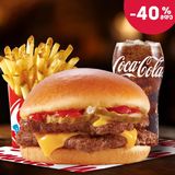 ორმაგი ჩიზბურგერის კომბო