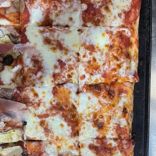 Pizza Margherita in teglia intera