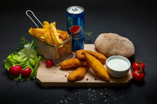 Strips de Pui MENIU 450 Gr.