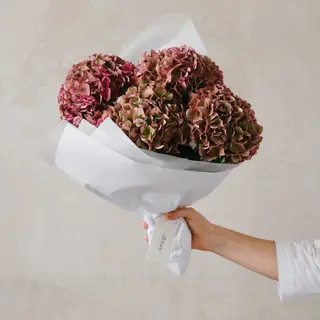 Ramo de 3 hortensias de otoño