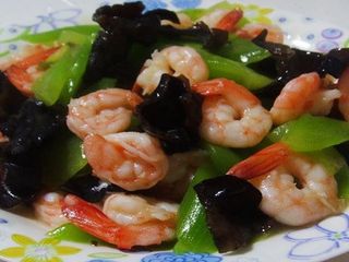 Gambas con Verduras