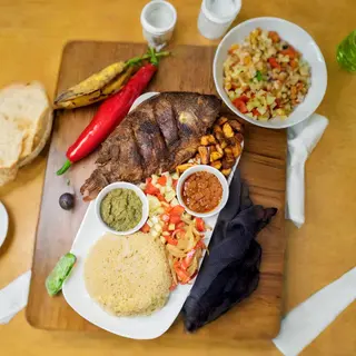 Poisson Cape grillé avec attieke avec alloco