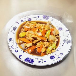 #84A.  Pollo Con Salsa De Satay