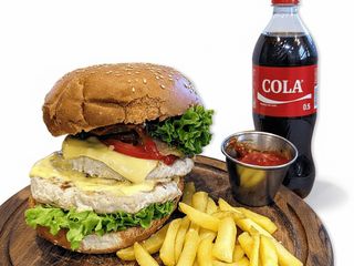 Дабл з куркою меню 390/100/70 (390/100/70g)