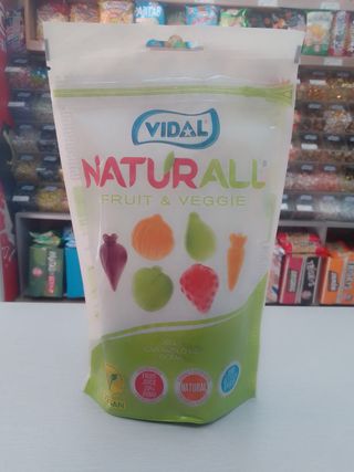 Bolsa vidal natural fruit & veggie 180gr (sin gluten, veganas)