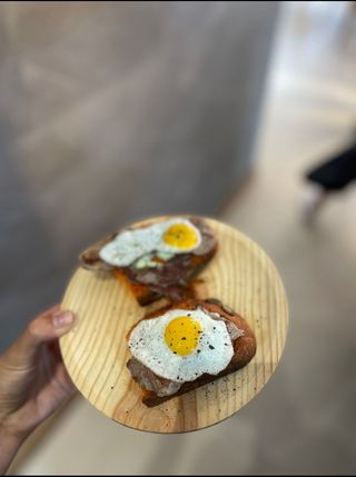 Tapa De Montadito De Presa Ibérica