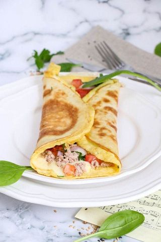 Omelette Thon-Fromage