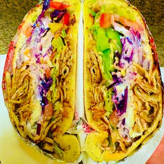 Combo panino kebab maxi