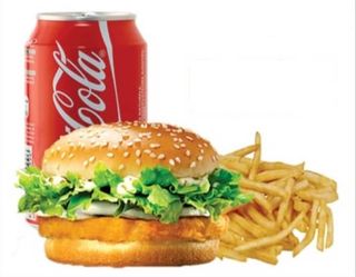 Menú Hamburguesa + Patatas + Bebida