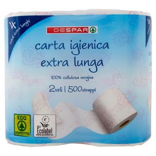 Despar Eco Rispetto carta igienica extra lunga 2 veli 4 pz