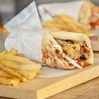 Cheese Naan Escalope Grillée